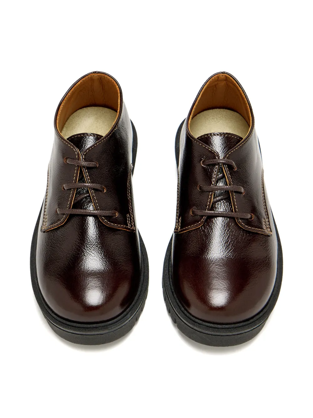 BabyWalker lace-up leather brogues Brown