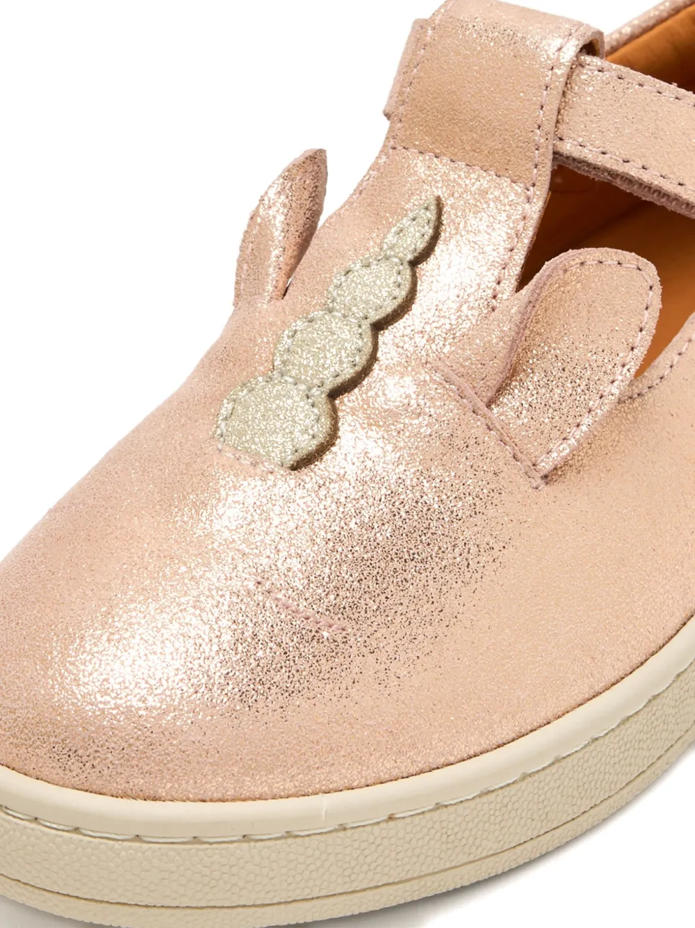 Donsje Metallic Unicorn Sneakers In Pink