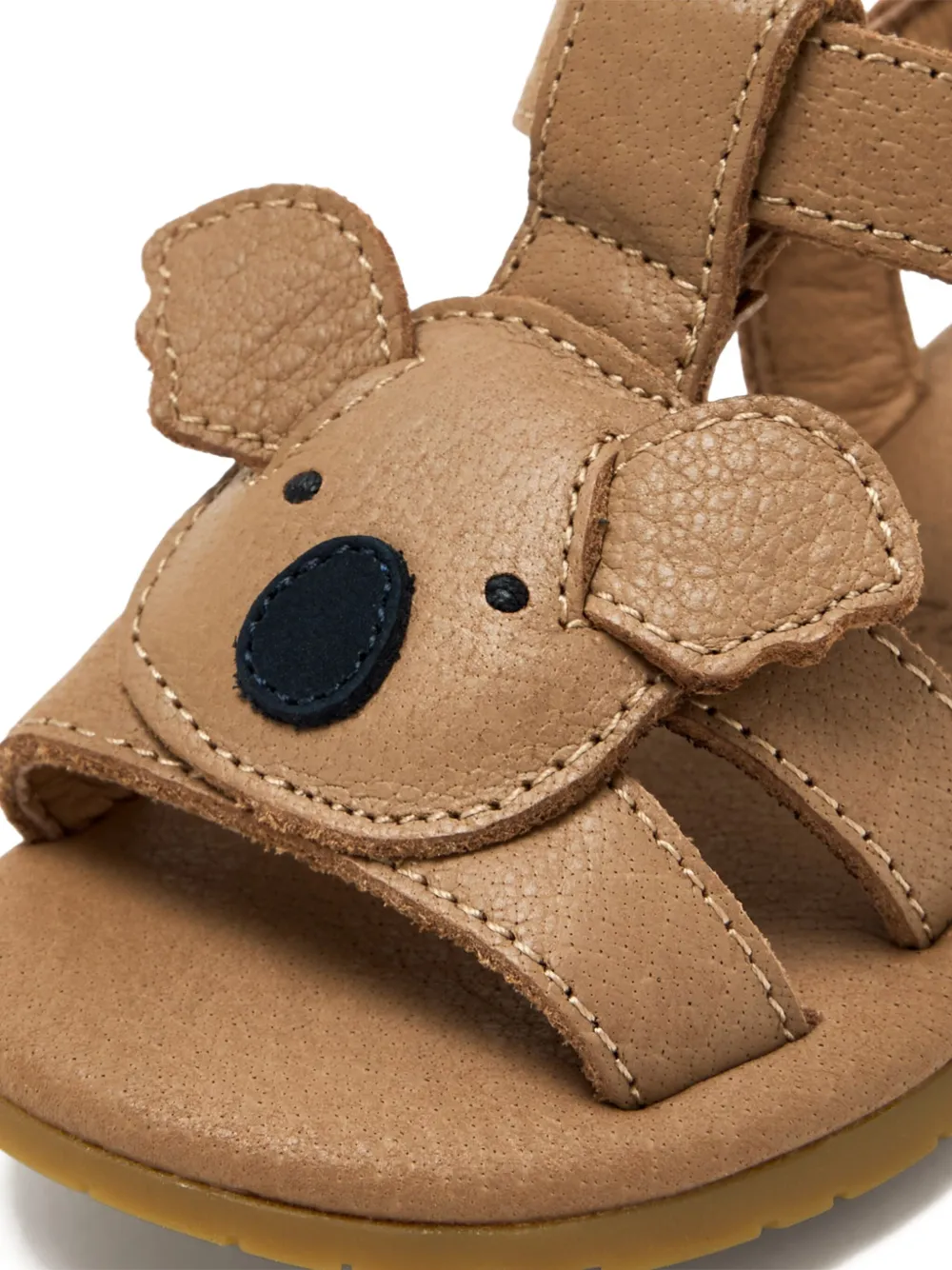 Donsje Koala leren sandalen Beige