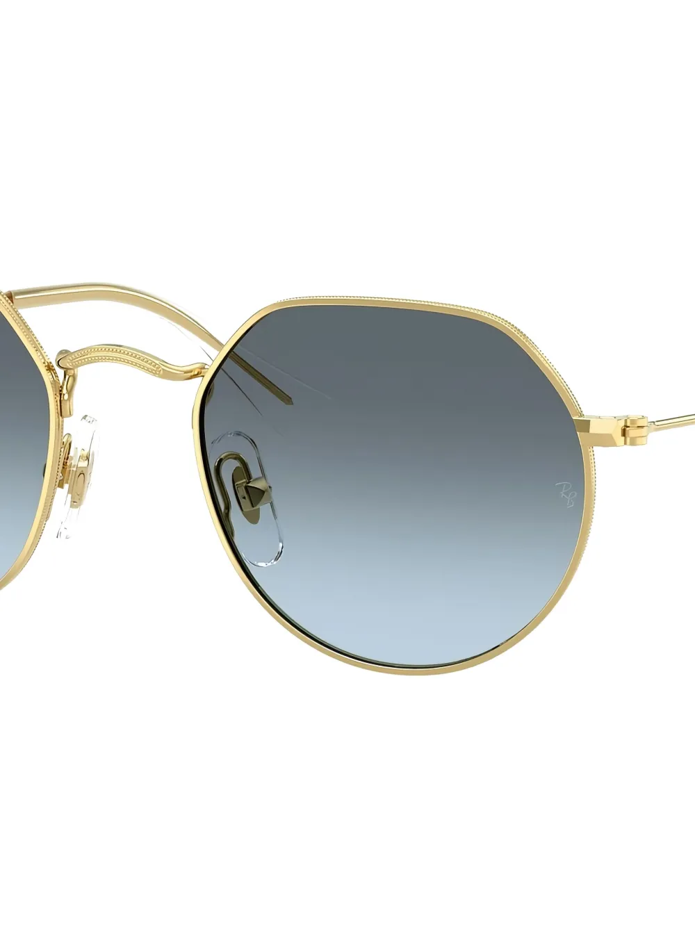 RAY-BAN JUNIOR geometric-frame sunglasses - Goud