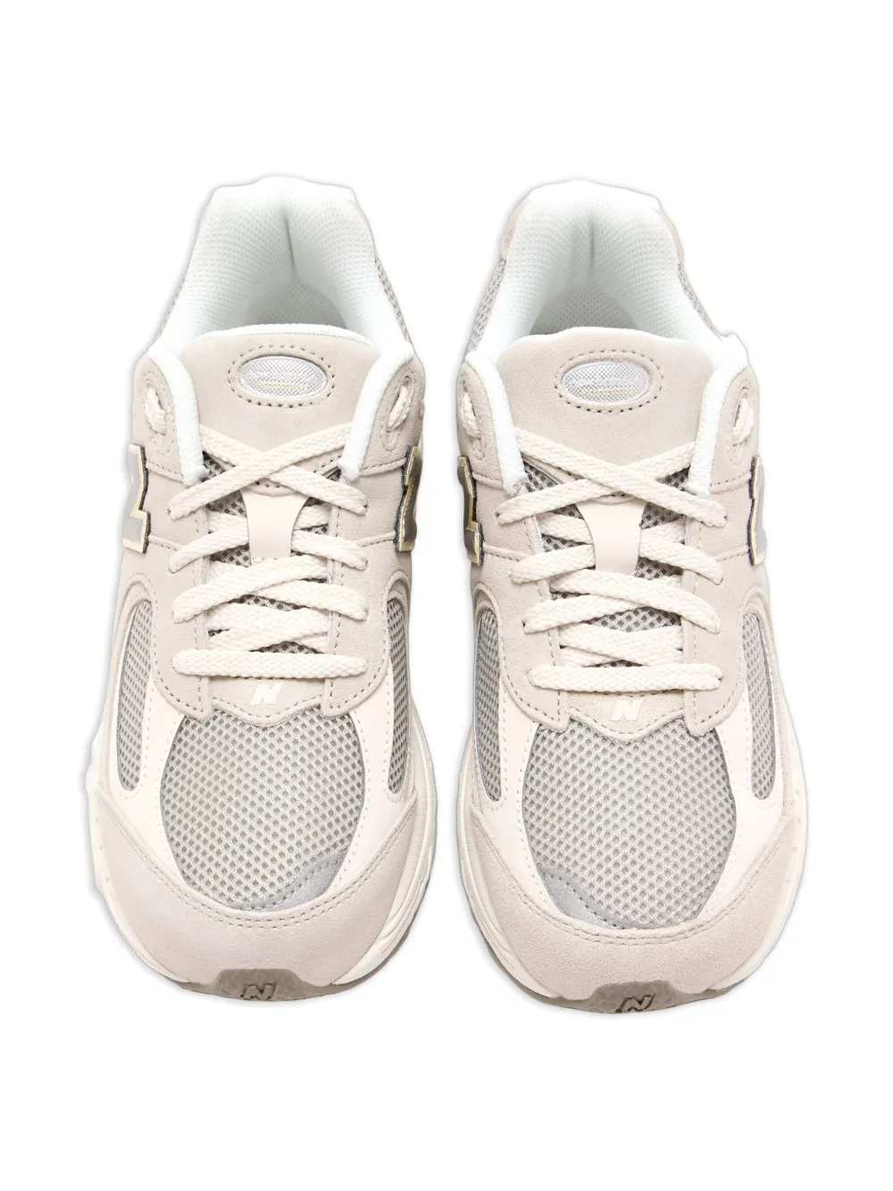 New Balance Kids 2002R sneakers met mesh vlak Grijs