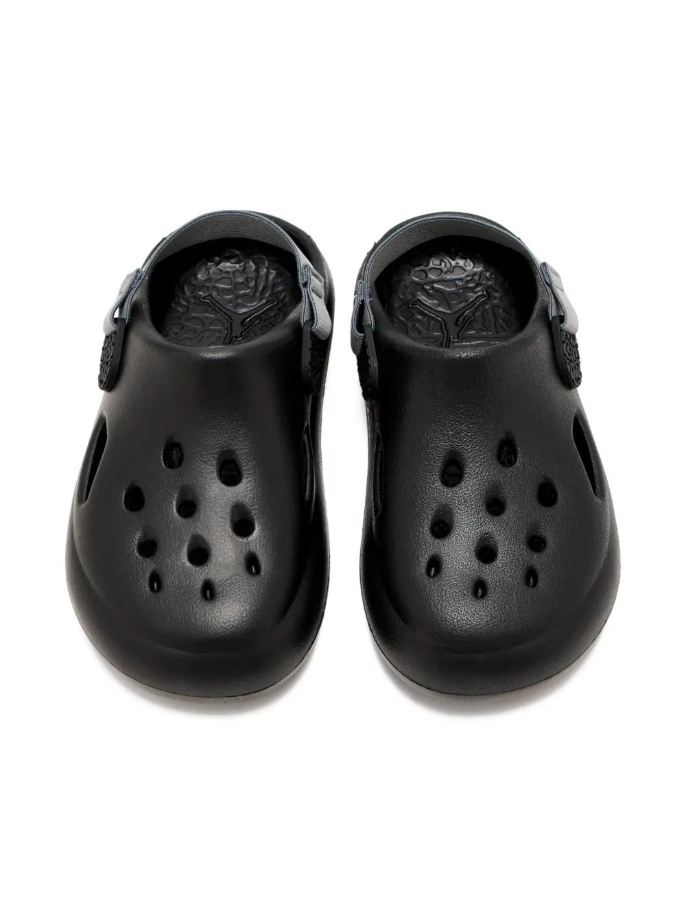 Nike Heel-strap Perforated Clogs In Black