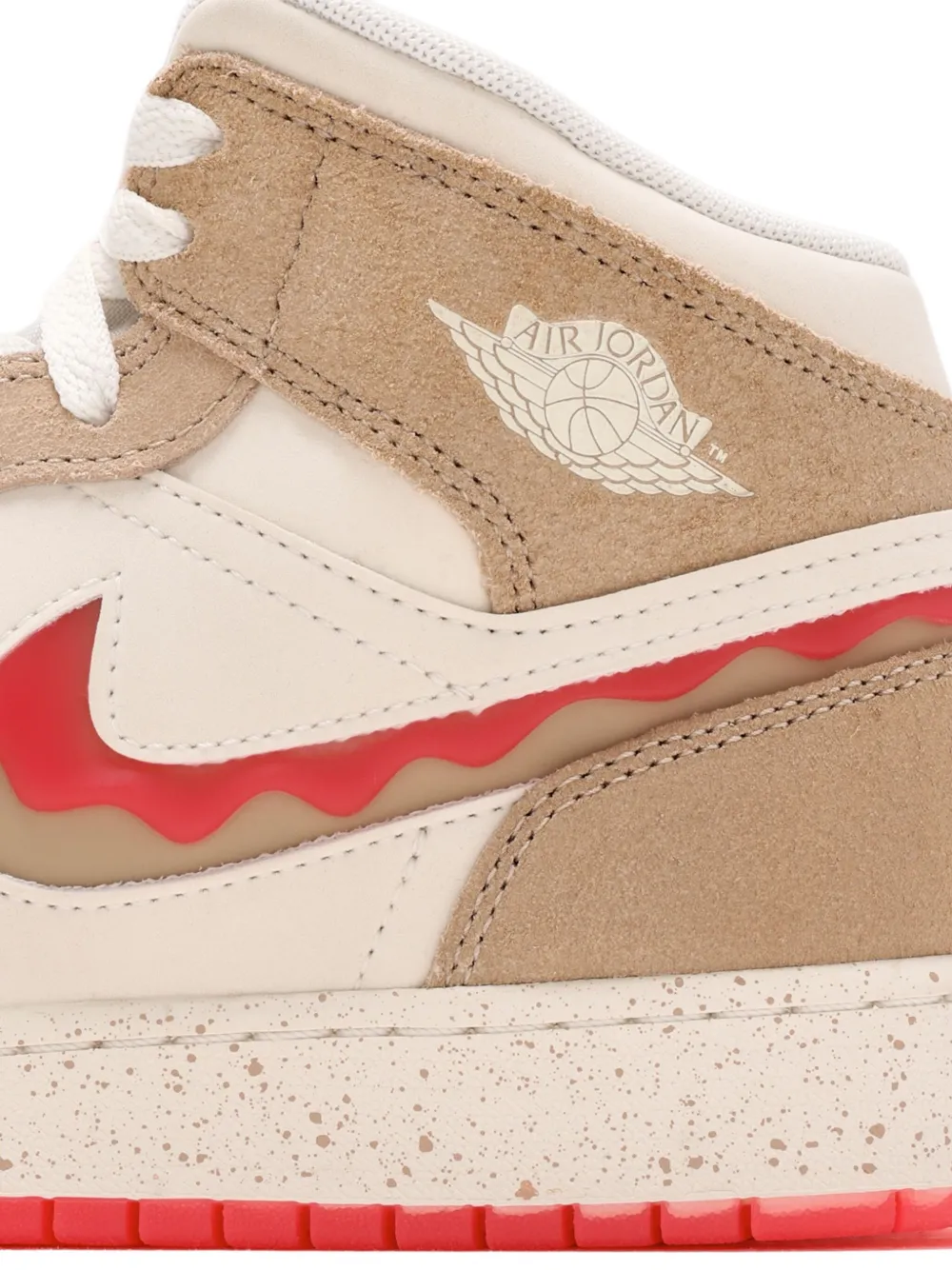 Nike Kids Wave-Swoosh sneakers 206 BEIGE NATURALS