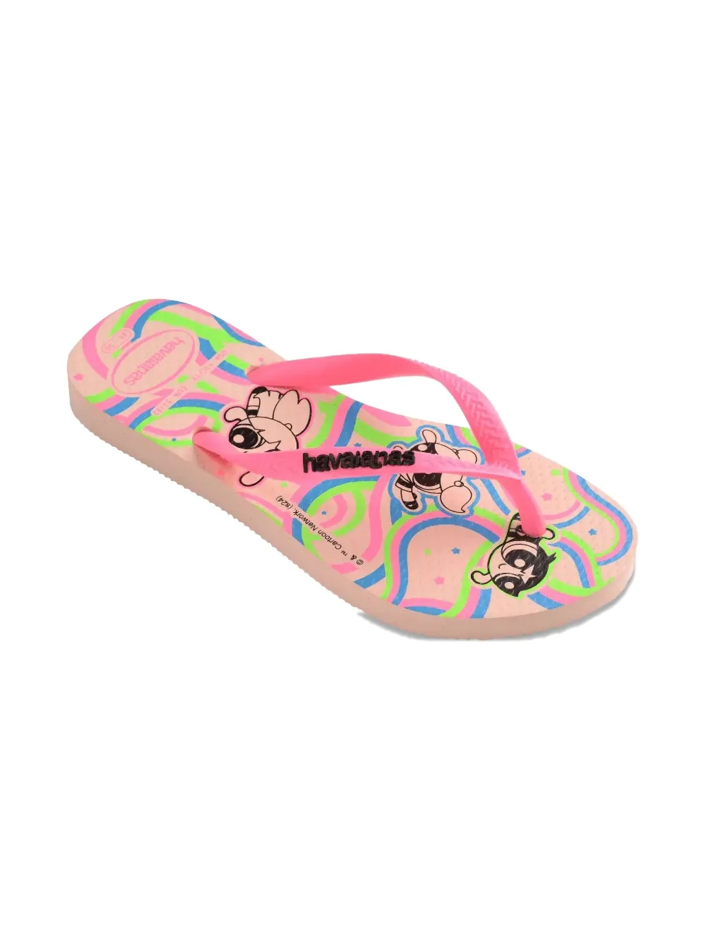 Havaianas Kids x Powerpuff Girls smalle teenslippers Roze