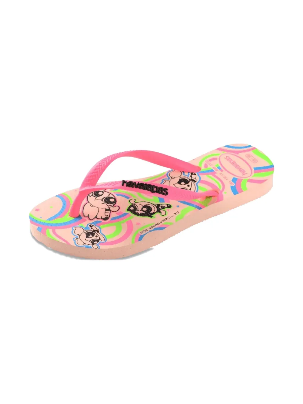 Havaianas Kids x Powerpuff smalle teenslippers Roze