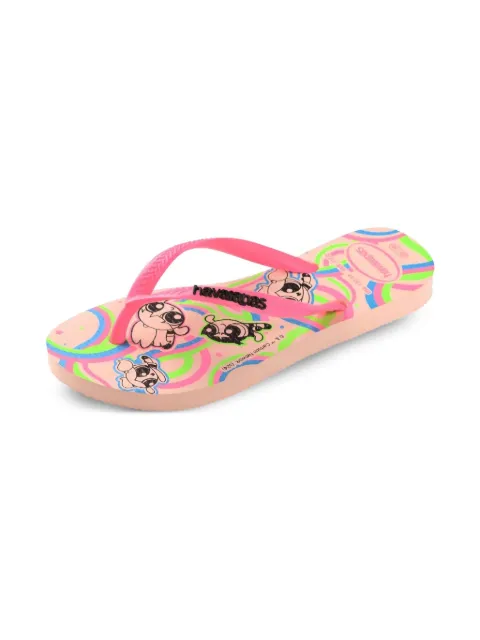 Havaianas Kids x Powerpuff Girls Slim flip flops