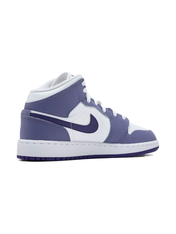 Nike Kids Air Jordan 1 Sneakers | Purple | FARFETCH