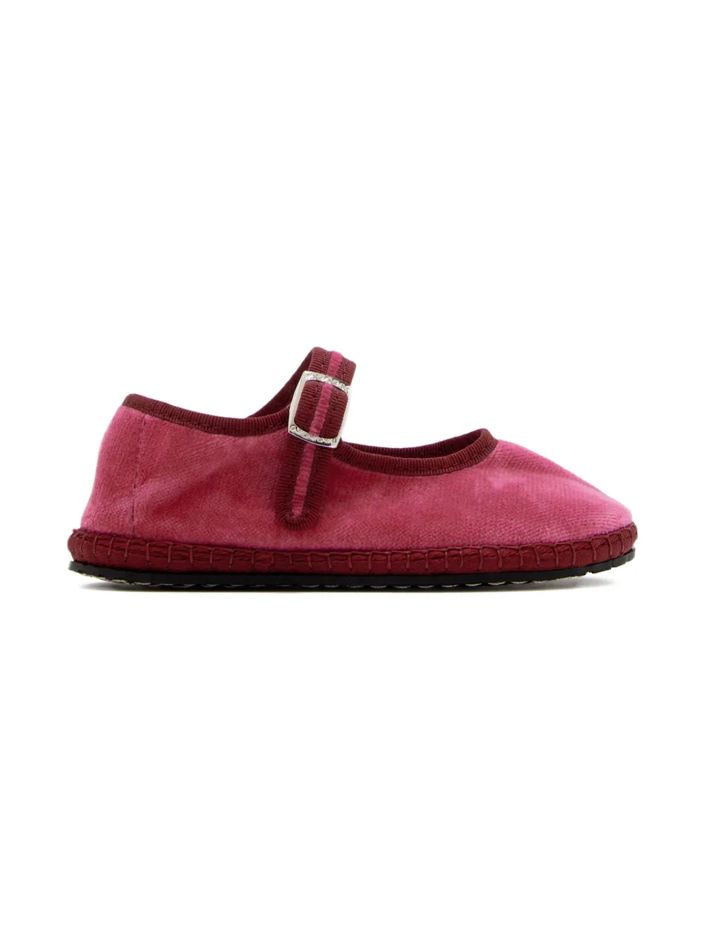 CAPULETTE buckle-strap ballet flats Red