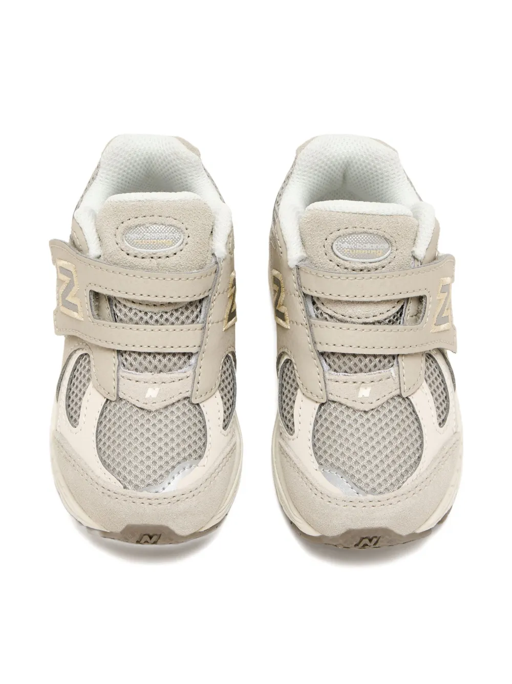 New Balance Kids 2000 touch-strap mesh-panel sneakers Neutrals