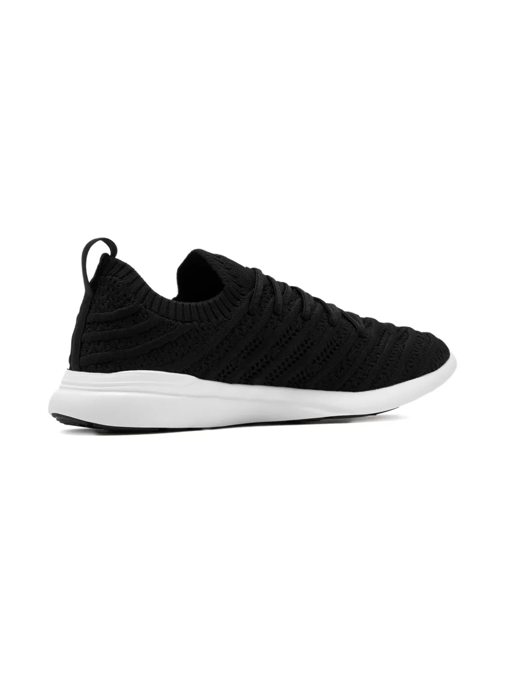 APL: ATHLETIC PROPULSION LABS TechLoom Wave knitted lace-up sneakers - 001 BLACK