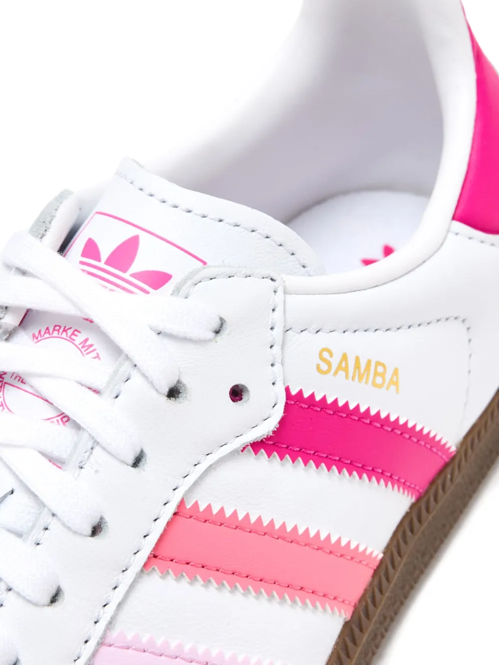 adidas Kids Samba leather sneakers White
