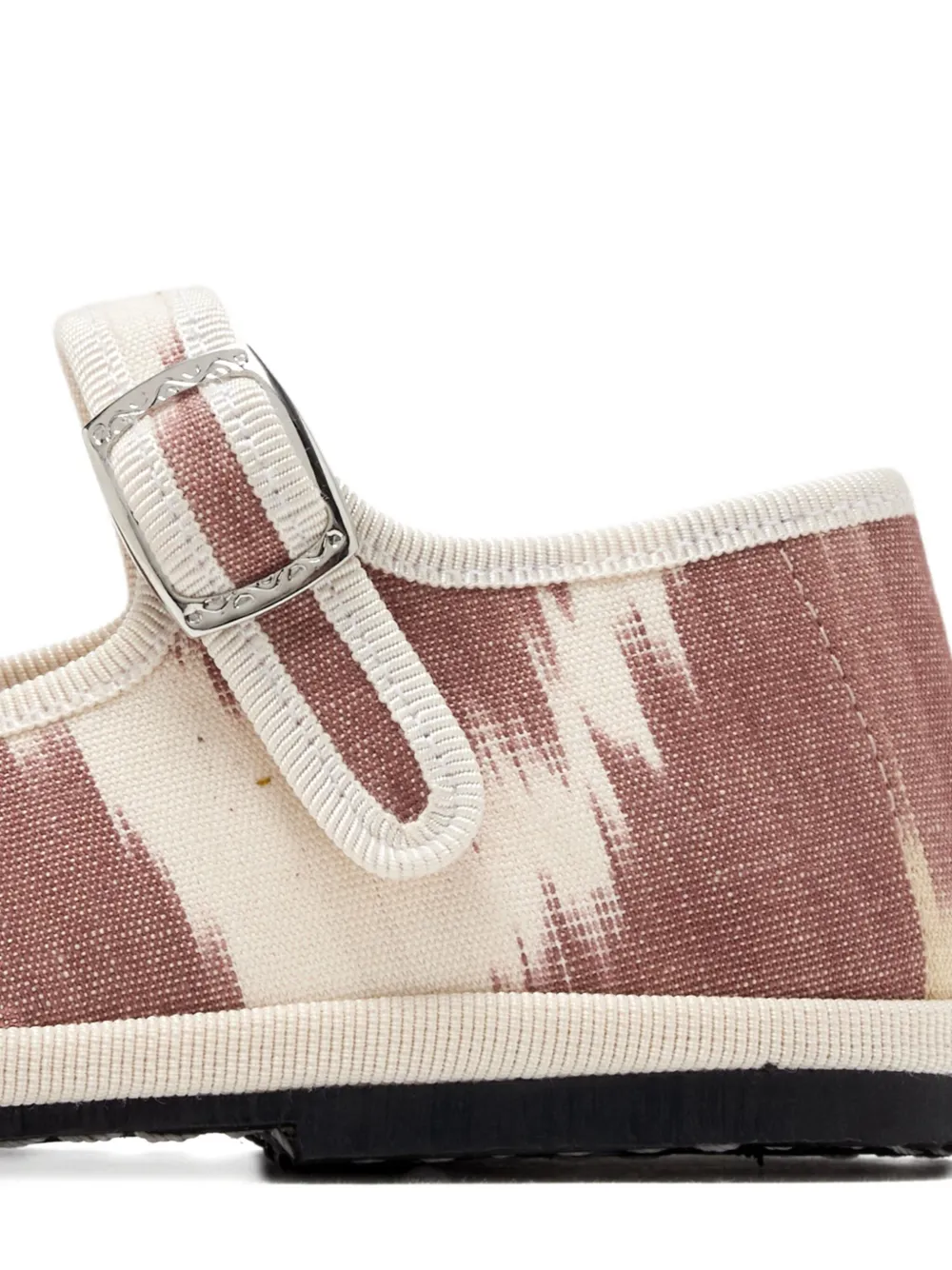 CAPULETTE ikat-pattern ballerina shoes Neutrals