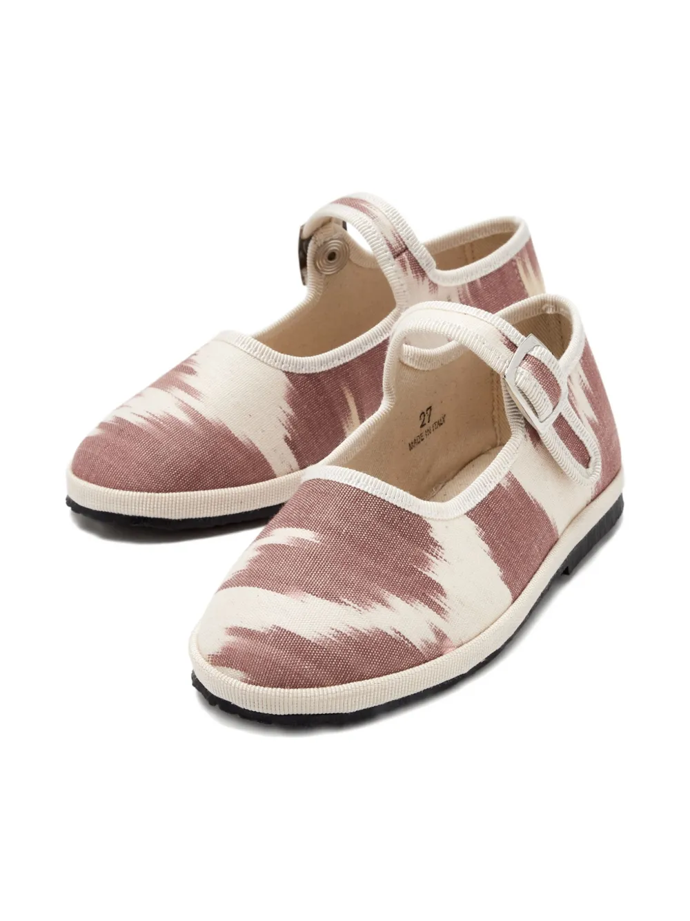 CAPULETTE ikat-pattern ballerina shoes Neutrals