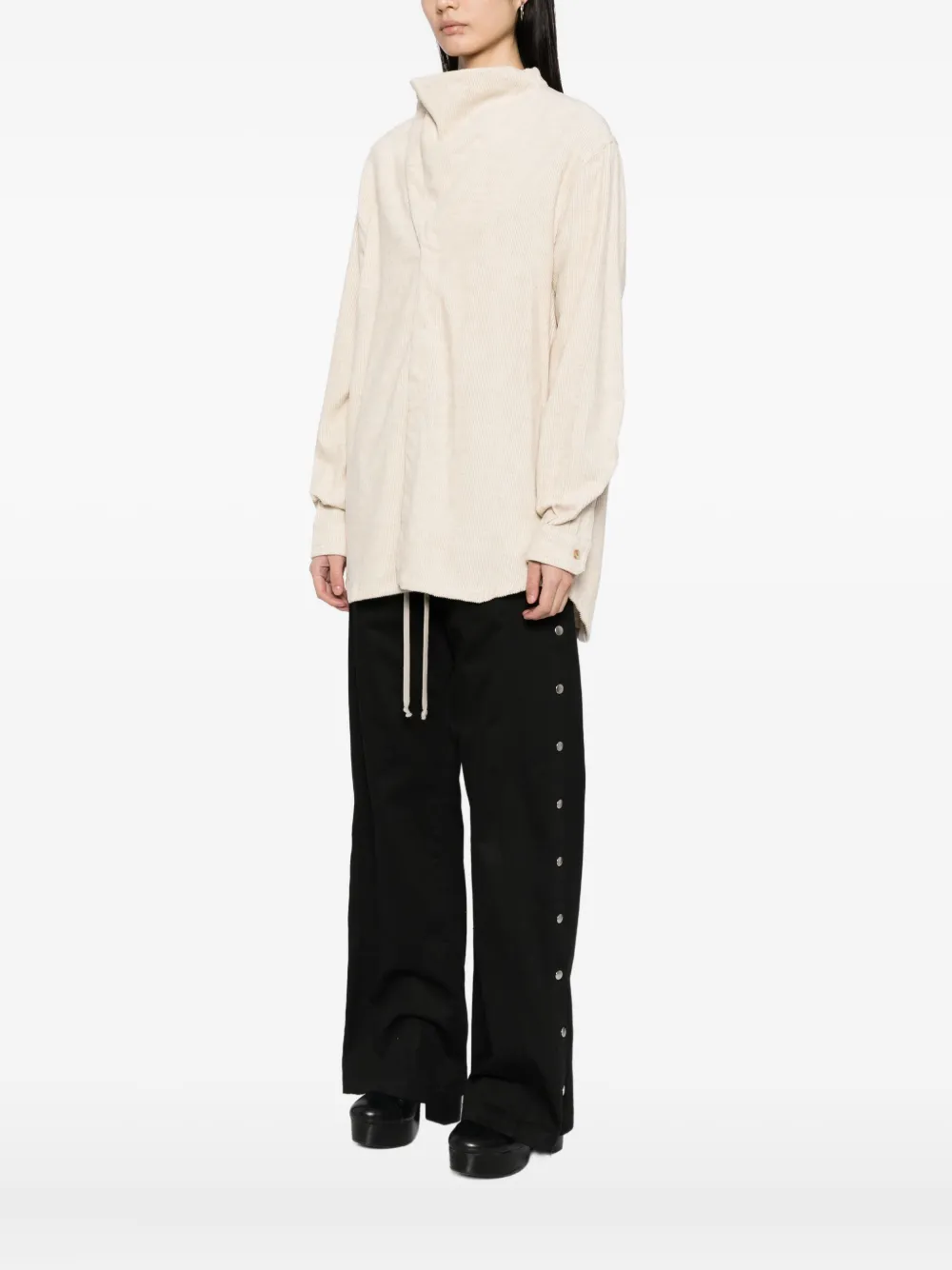 Rick Owens Concordians Blouse In Neutral