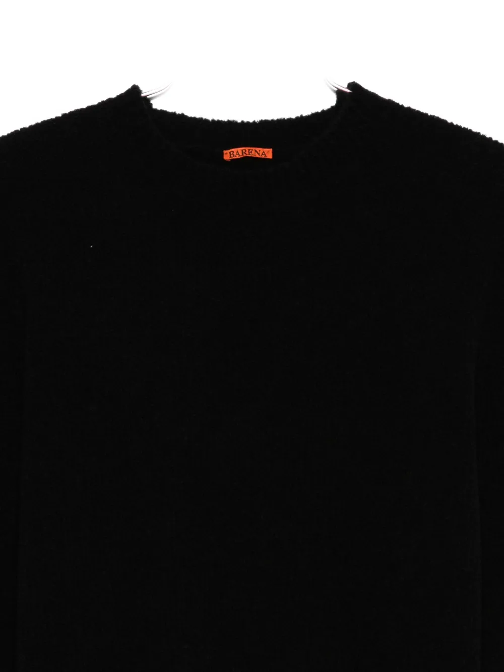 Barena Venezia Textured Crew-neck Sweater In Black