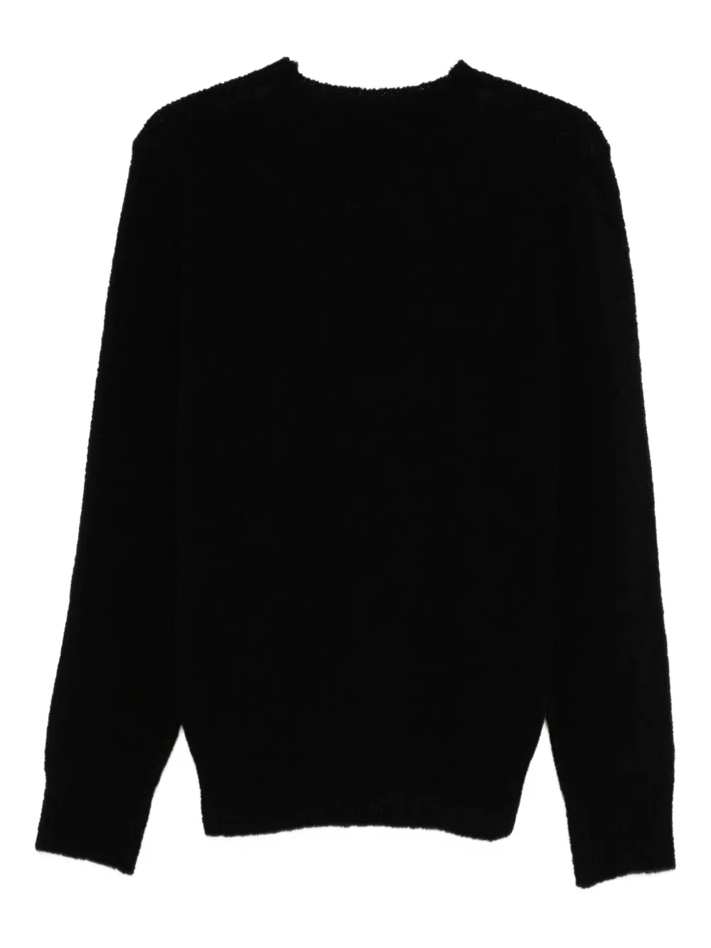 Barena Venezia Textured Crew-neck Sweater In Black