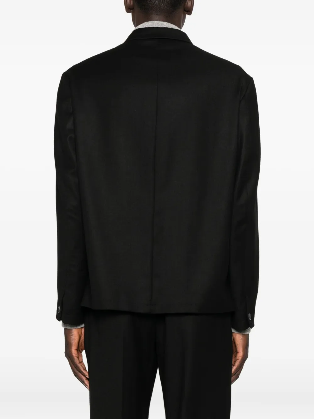 Barena Venezia Button-fastening Patch-pocket Shirt Jacket In Black