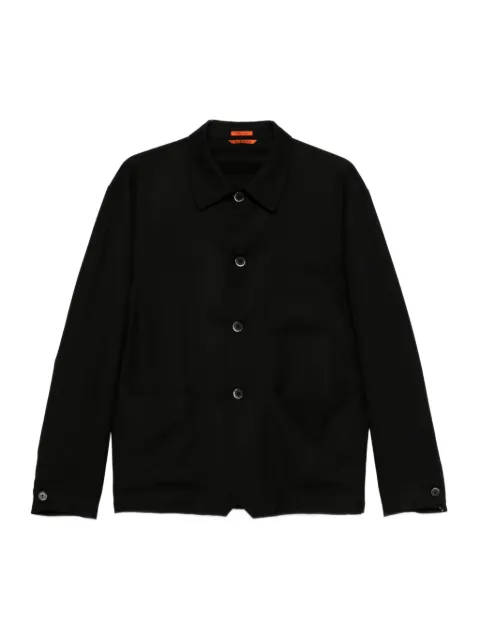 Barena button-fastening patch-pocket shirt jacket 