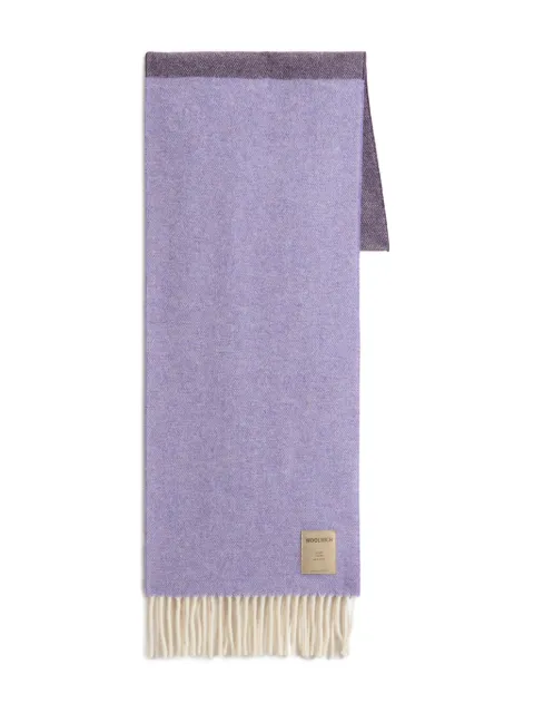 Woolrich two-toned wool scarf