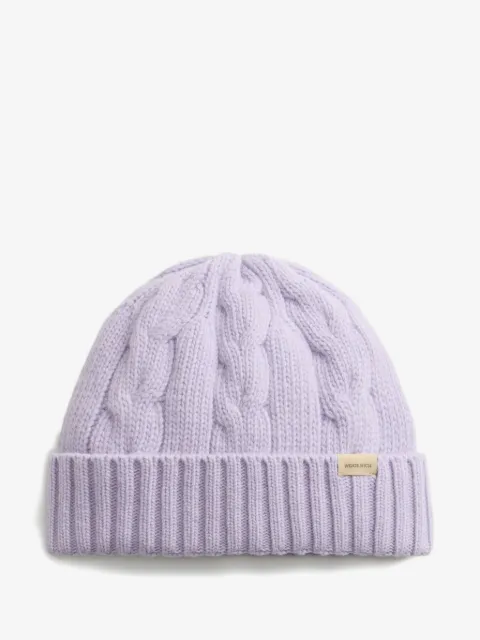 Woolrich bonnet en maille torsadée