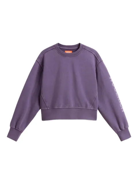 Woolrich Kids logo-print crewneck sweatshirt