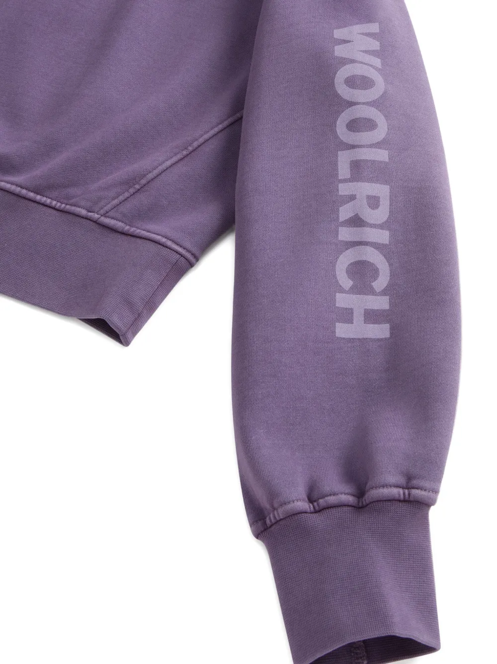 Woolrich Kids Sweater met logoprint Paars