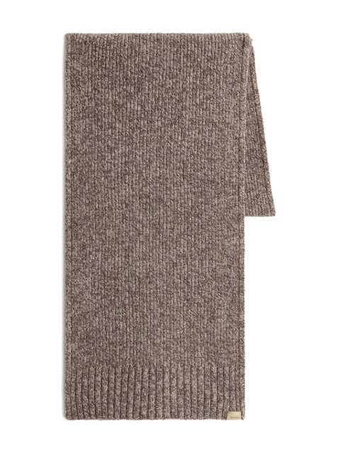 Woolrich ribbed wool scarf