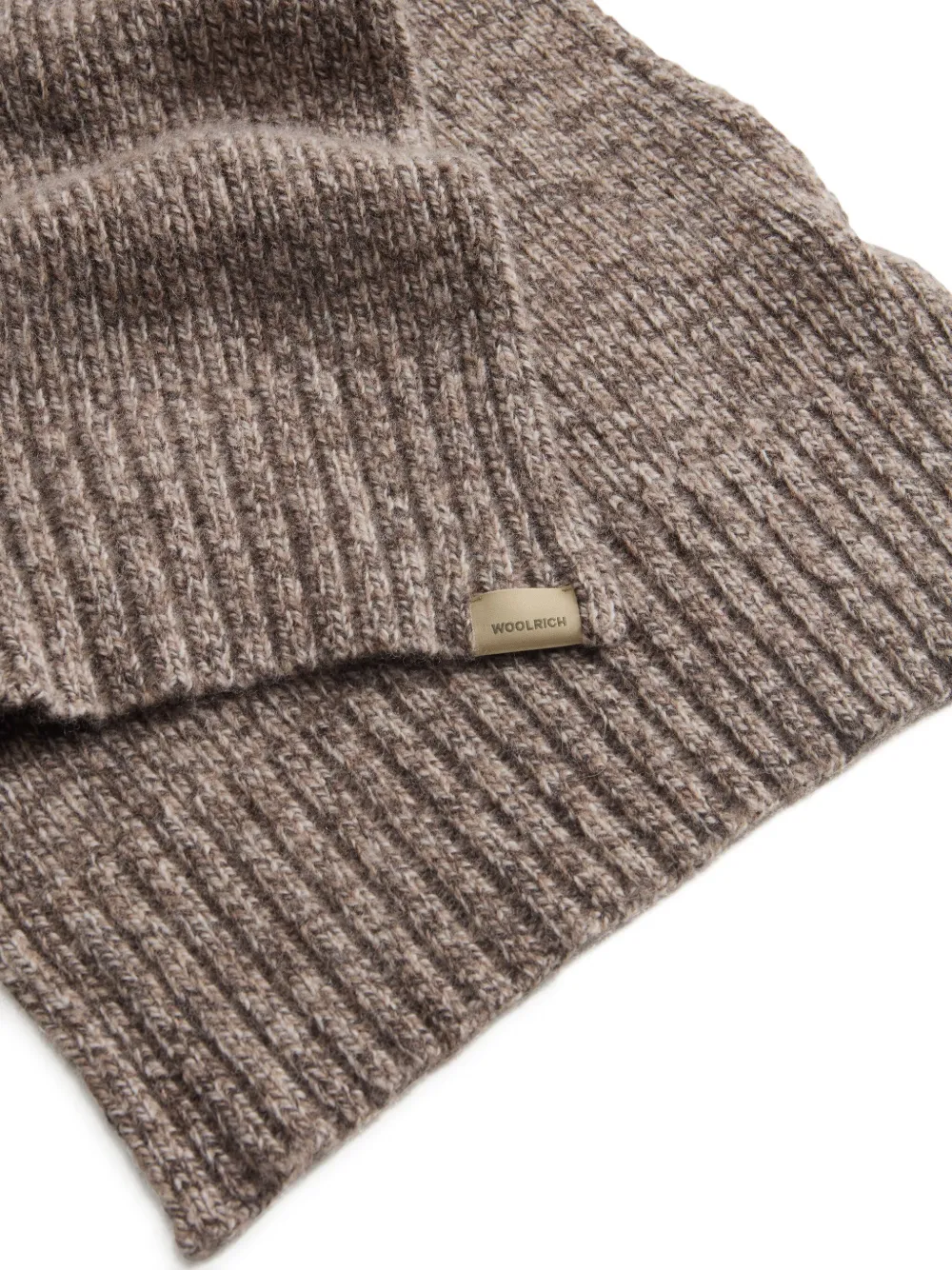 Woolrich Geribbelde sjaal - Bruin