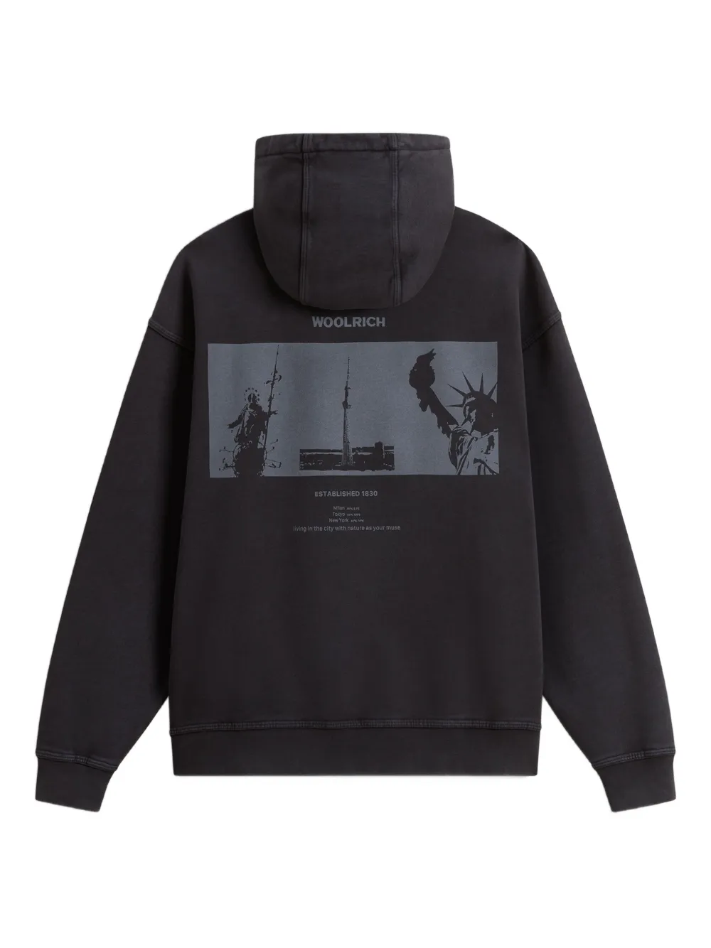 Woolrich Kids hoodie con estampado gráfico | Sudaderas y hoodies | Image 2