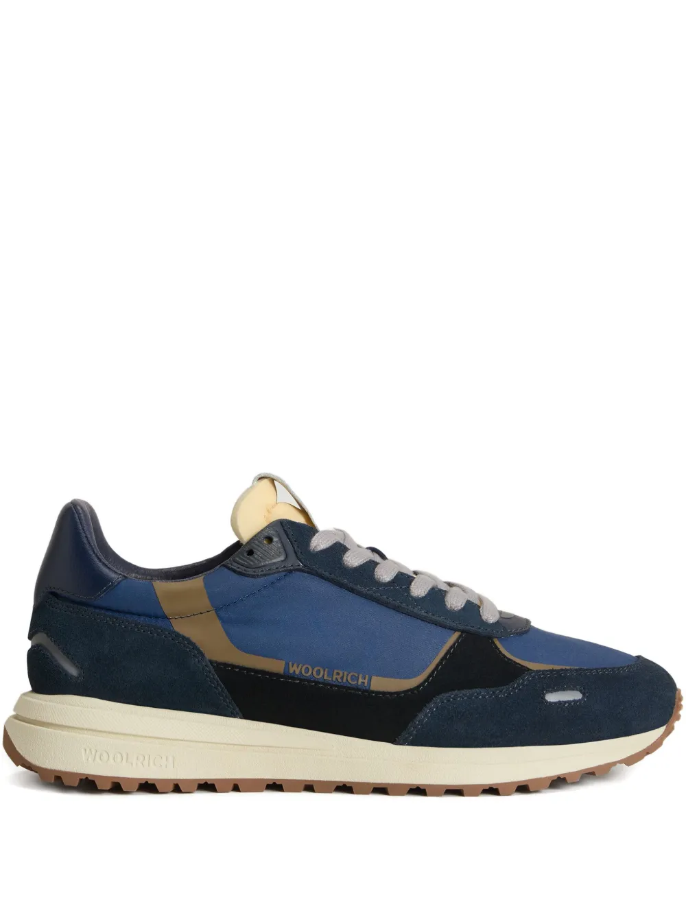 Woolrich Retro suede panelled sneakers Blue