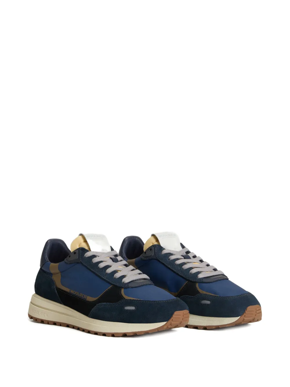 Woolrich Retro suede panelled sneakers Blue