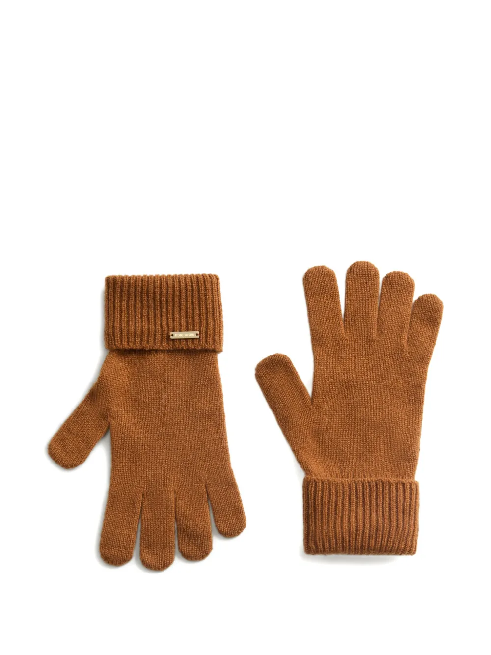 Woolrich ribbed cashmere gloves | Brown | Image 1