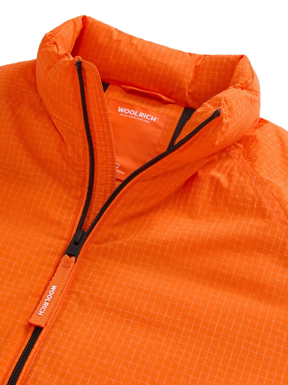 Woolrich Kids Ripstop jack met rits Oranje