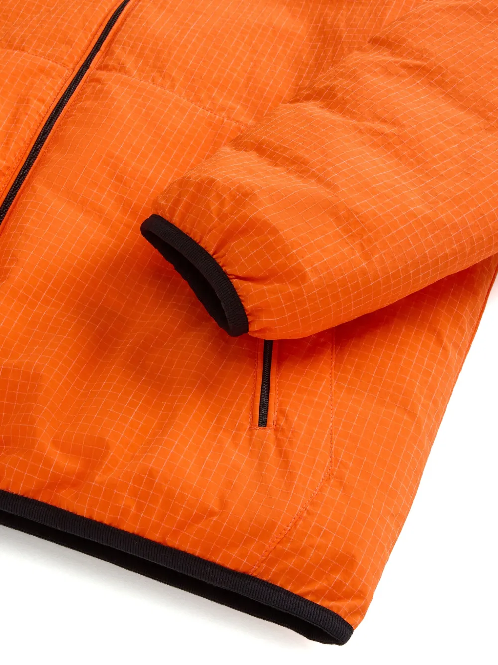 Woolrich Kids Ripstop jack met rits Oranje