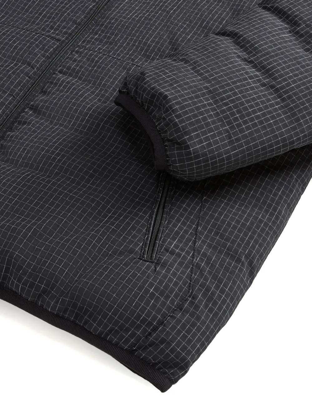 Woolrich Kids Ripstop jack met rits Zwart