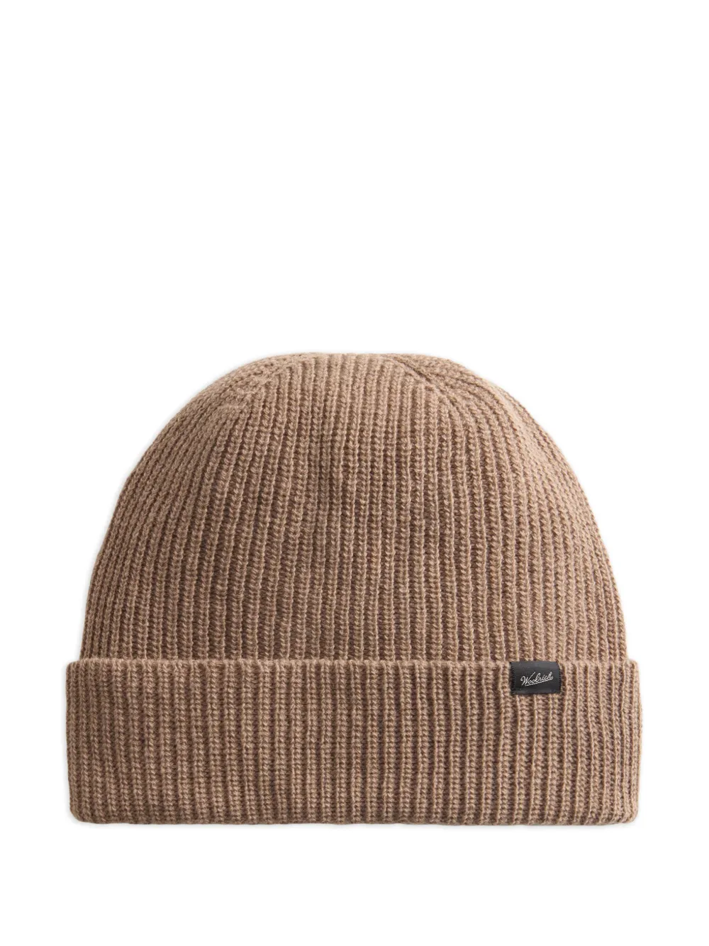 Woolrich ribbed knitted beanie | Brown | Image 1