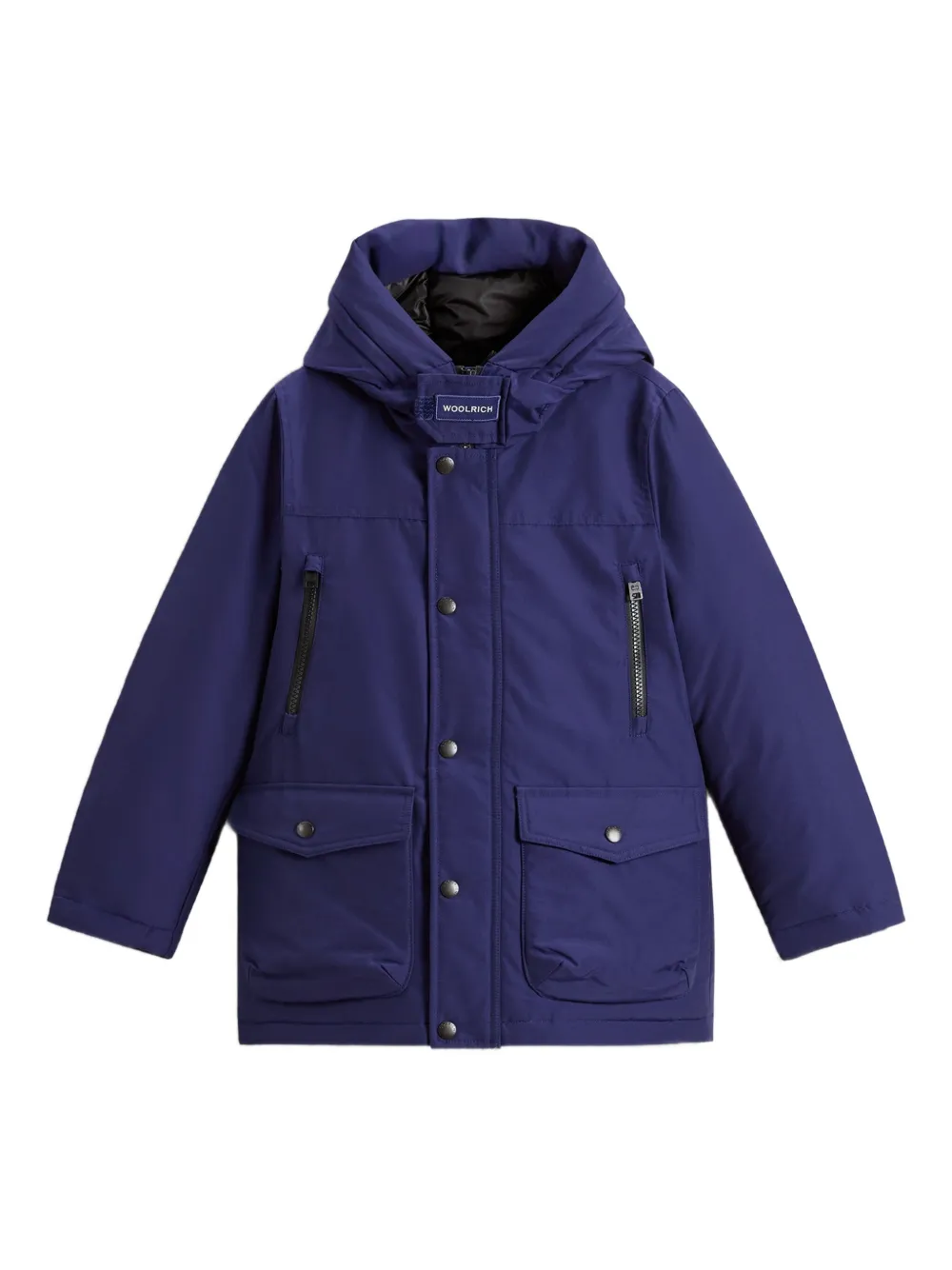 Woolrich Kids hooded pocket arctic parka - Blu