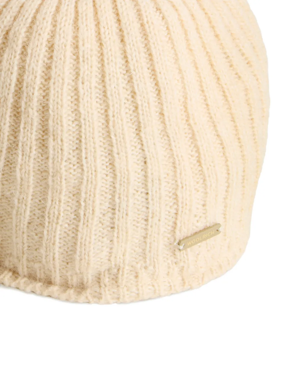 Woolrich Ribbed Baseball Cap In Neutral