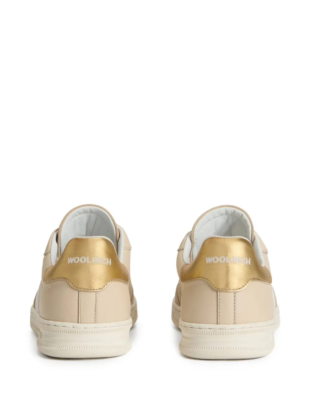 Woolrich leather stripe sneakers Neutrals