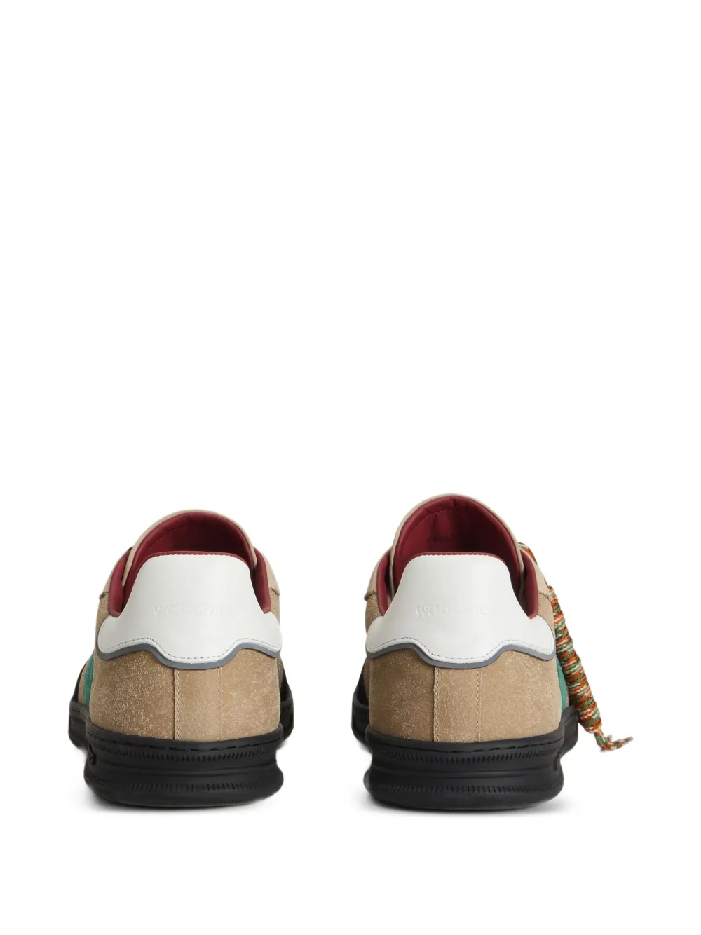 Woolrich leather panel trainers Neutrals