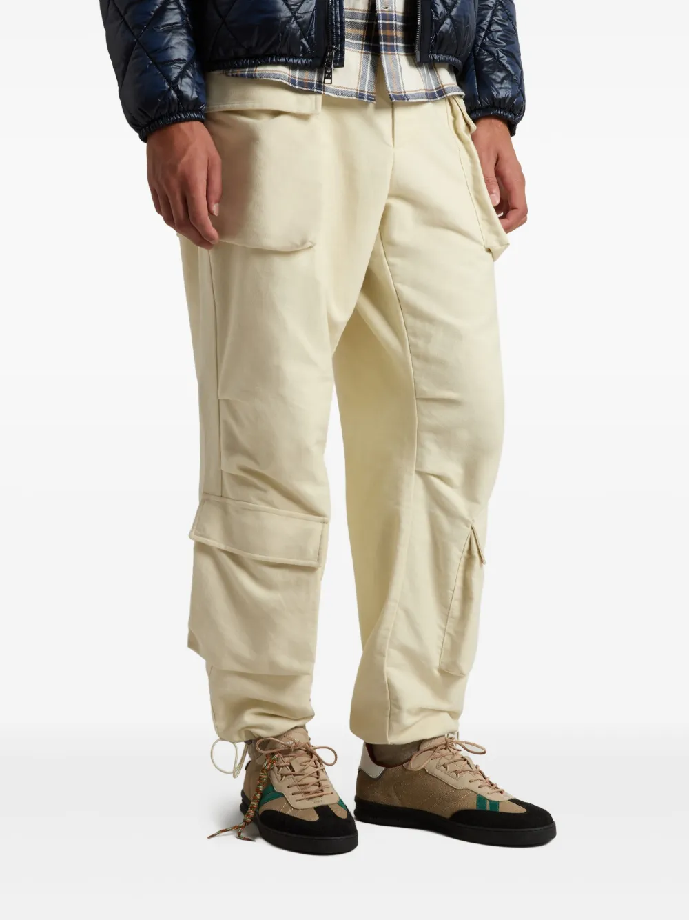 Woolrich leather panel trainers Neutrals