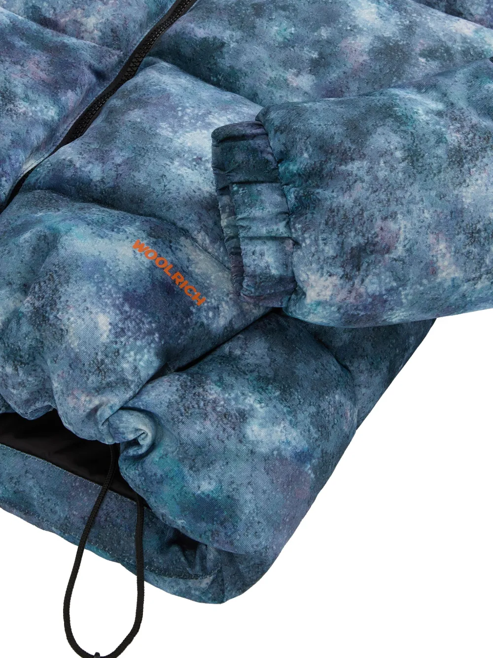 Woolrich Kids Donsjack met print Blauw