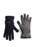 Woolrich press-stud wool gloves - Blue