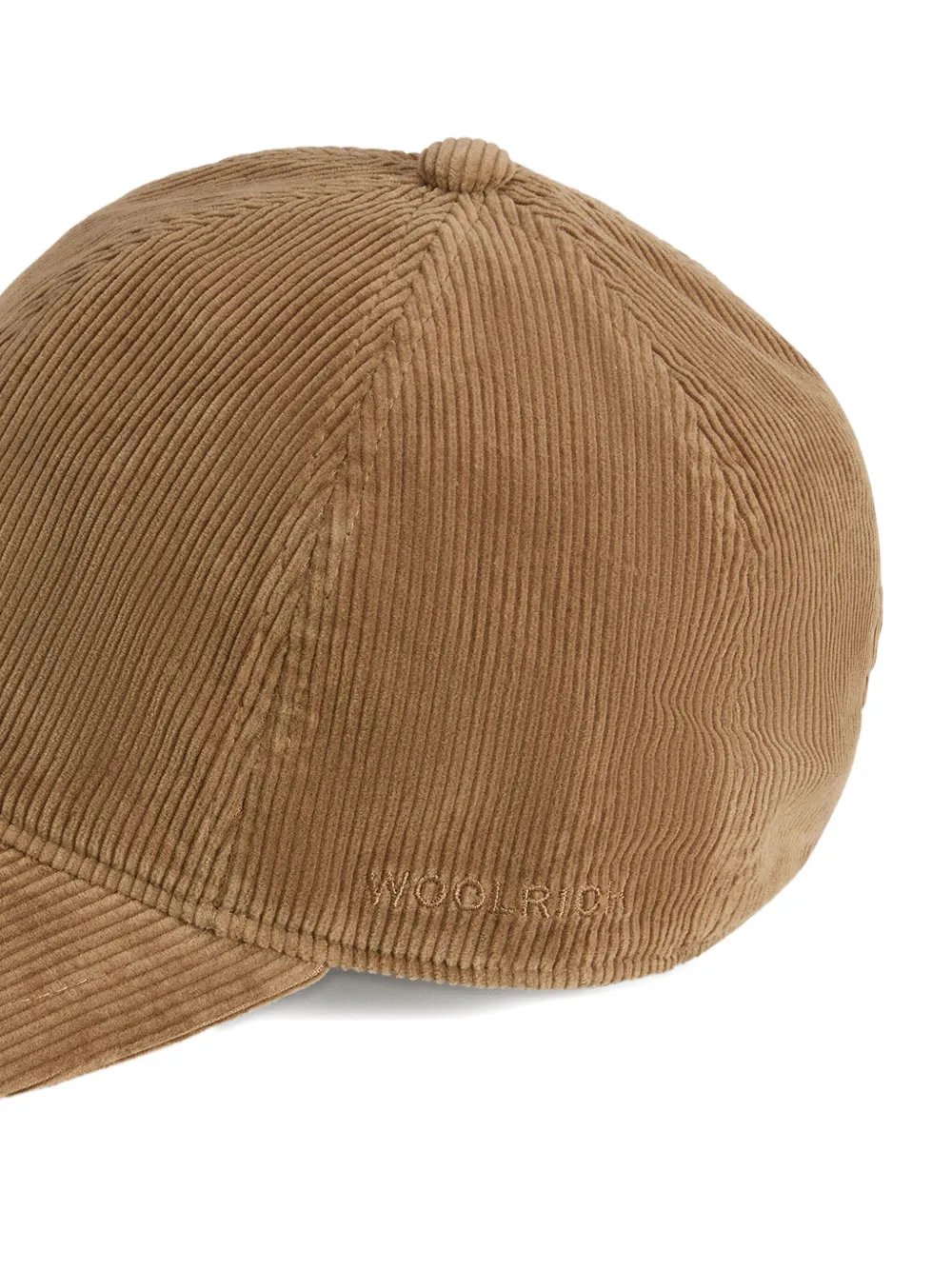 Woolrich Corduroy Baseball Cap In Brown