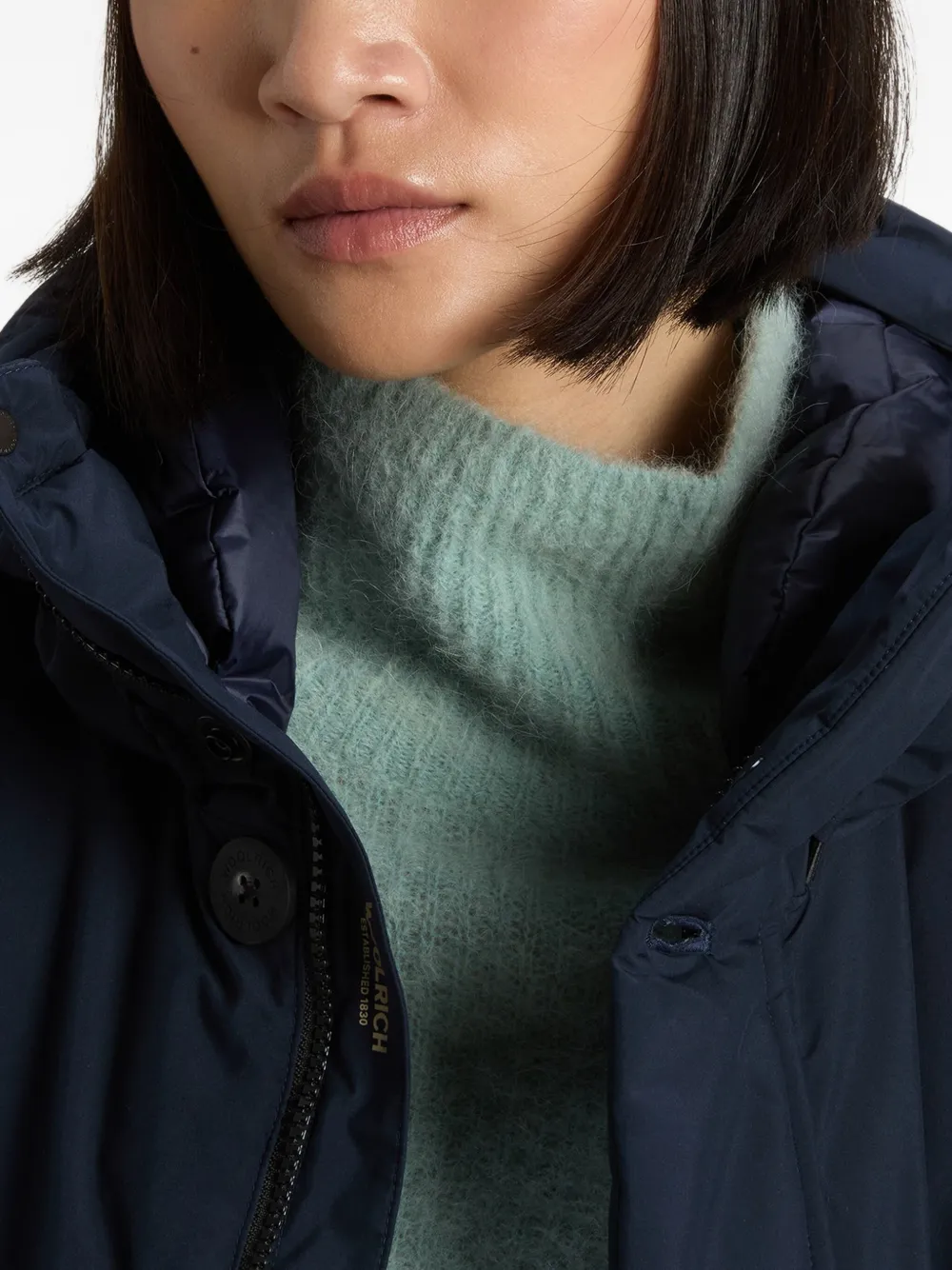 Woolrich Kabelgebreide muts Blauw