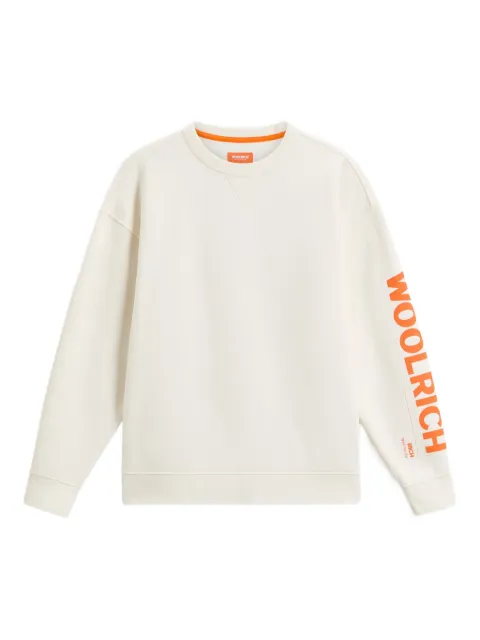 Woolrich Kids suéter con cuello redondo y logo