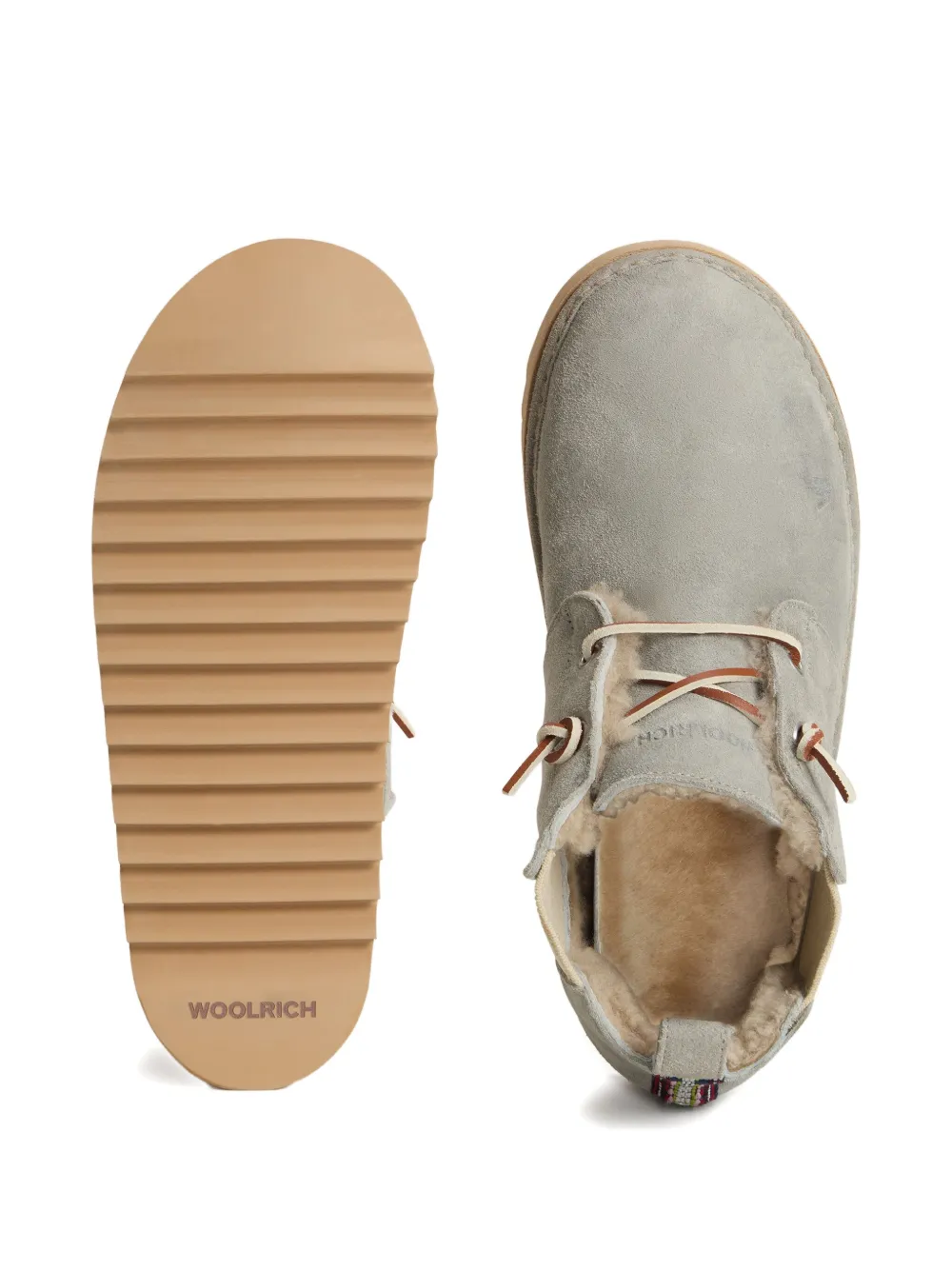 Woolrich Hugger Lace-up Boots In Gray