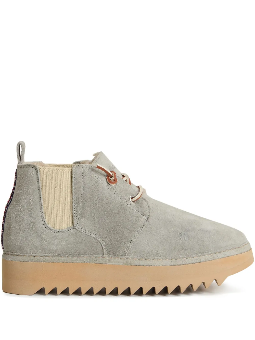 Woolrich Hugger Lace-up Boots In Gray