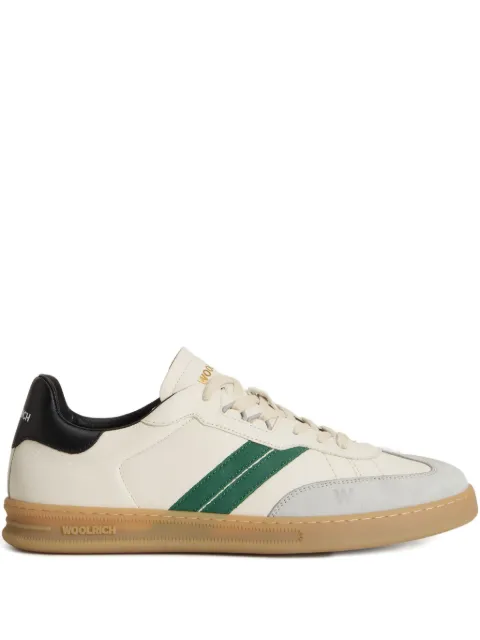 Woolrich Doulbleu leather stripe sneakers
