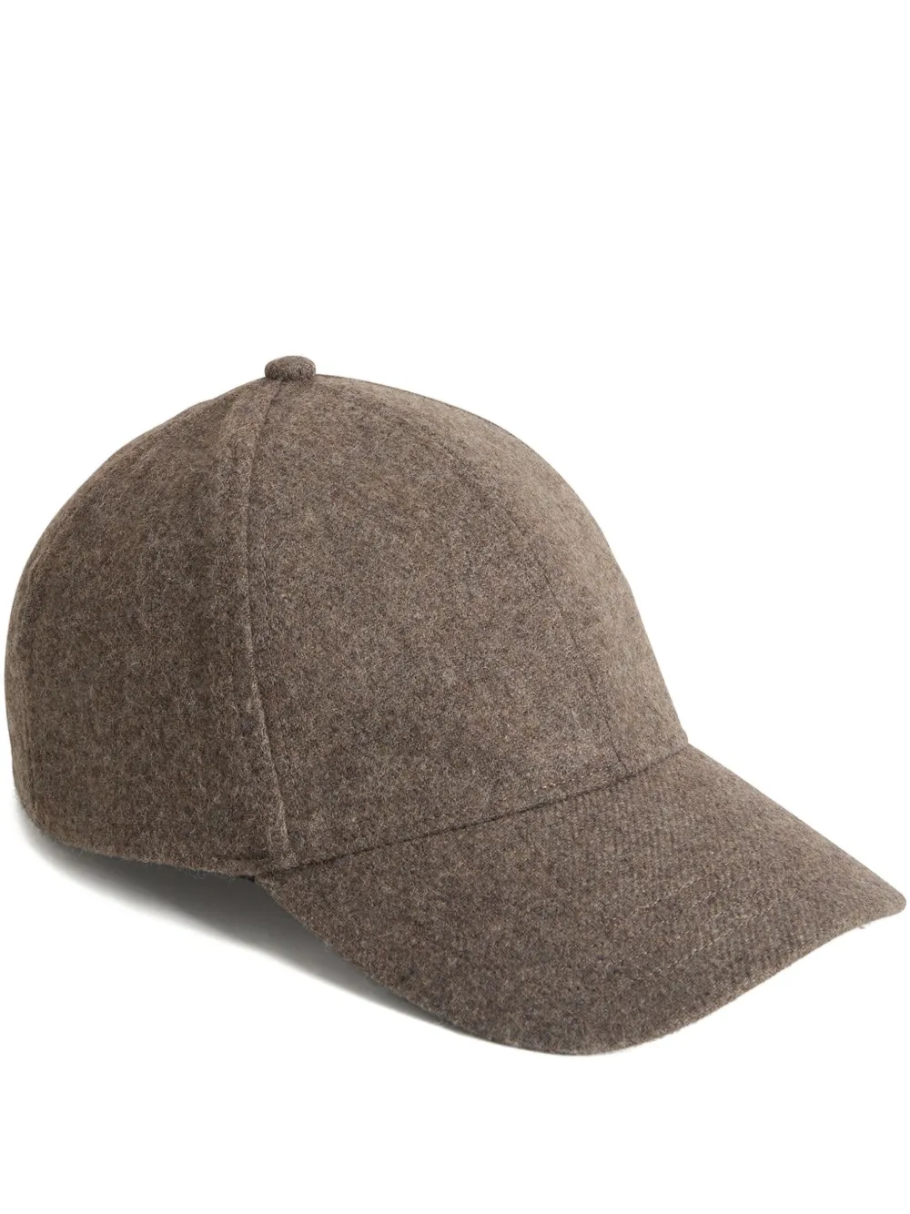 Woolrich Wool Felt Baseball Cap In Brown